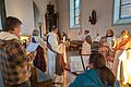 Die Performancegruppe übt für das All-In 2025 in der Riedenberger Kirche.       -  Die Performancegruppe übt für das All-In 2025 in der Riedenberger Kirche.