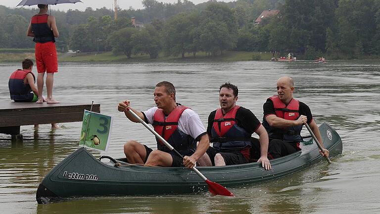 2018 war beim Elli-Cup Paddeln im Regen angesagt.