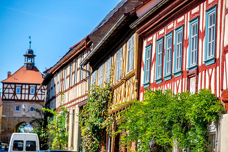 Das Stadtzentrum von Königsberg besticht mit hübschen Fachwerkhäusern.