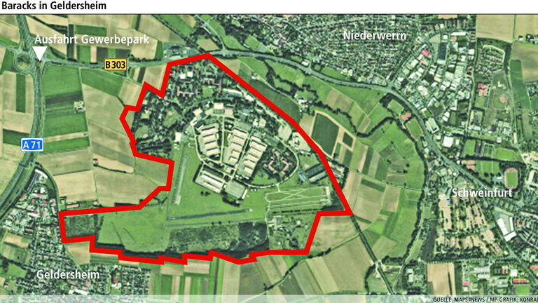 Conn Barracks: Geldersheim sichert sich das Erstzugriffsrecht