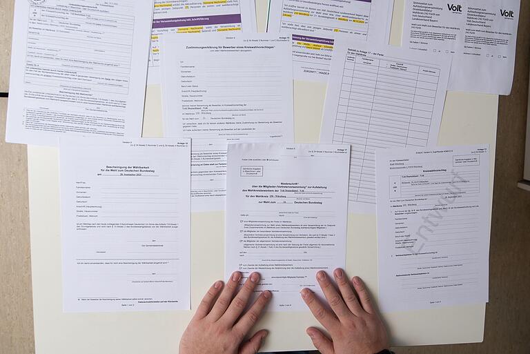 Jede Menge Papierkram müssen Parteien erledigen, um zur Bundestagswahl anzutreten. Jede Menge Papierkram müssen Parteien erledigen, um zur Bundestagswahl anzutreten.