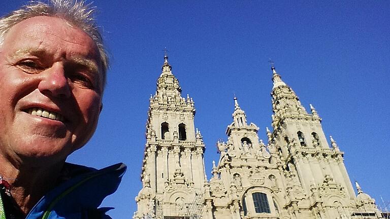 Am Ziel angekommen: die Kathedrale von Santiago de Compostela. Foto: Eduard Hartmann