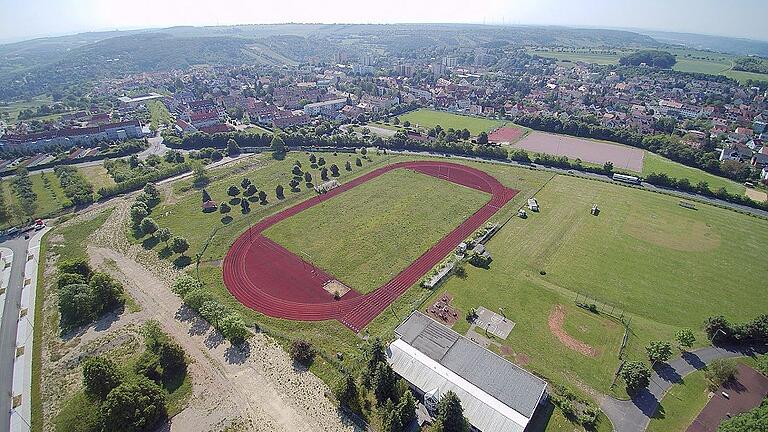 Der Sportplatz der ehemaligen Leighton Barracks.