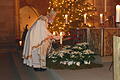 Erzbischof Ludwig Schick feierte wie gewohnt und doch anders die Christmette im Dom.