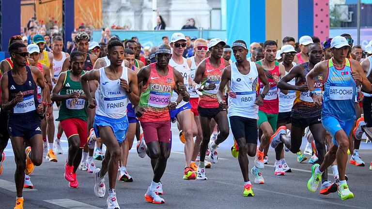 Eliud Kipchoge (M)       -  Bei den Olympischen Spielen  in Paris gab Kipchoge auf.