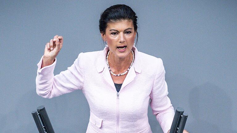 Sahra Wagenknecht.jpeg       -  Sahra Wagenknecht (Die Linke) spricht im Bundestag.