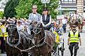 Die Kutsche von Kaiserin Auguste Victoria hat den Rakoczy-Festzug früher verlassen.