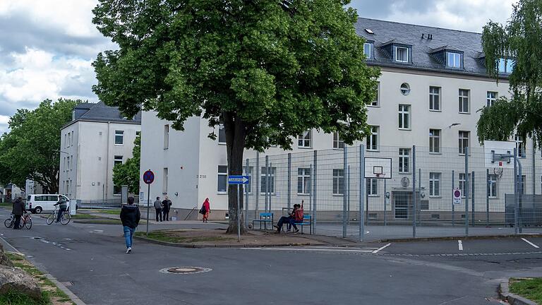 Die Ledward Kaserne in Schweinfurt war erst Erstaufnahmeeinrichtung und ist jetzt Ankerzentrum.