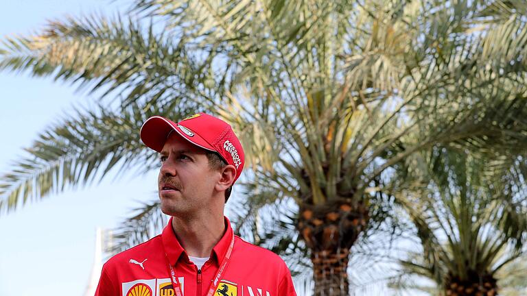 AUTO-F1-PRIX-BAHRAIN       -  Sebastian Vettel in Bahrain.