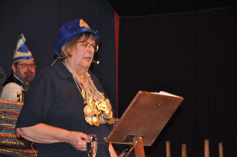 Marianne Bohl hielt am Samstagabend nach 40 Jahren ihre letzte Bütt.