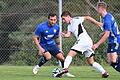 Elias Reiher (Mitte, hier auch einem Archivbild aus dem September) glänzte beim 6:1-Erfolg des FC Strahlungen in Schweinfurt als vierfacher Torschütze.