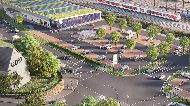 Der neue Lidl-Markt in der Ladestraße soll mit 1400 Quadratmetern fast doppelt so viel Einkaufsfläche bieten wie der in der Würzburger Straße. Der neue Lidl-Markt in der Ladestraße soll mit 1400 Quadratmetern fast doppelt so viel Einkaufsfläche bieten wie der in der Würzburger Straße.