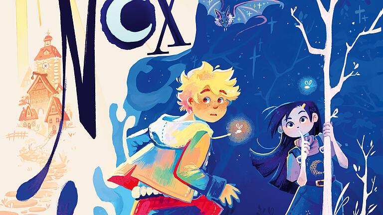 Titelbild des Kinderbuches „Das Geheimnis von Nox“ von Claudia Scharf. - Titelbild des Kinderbuches „Das Geheimnis von Nox“ von Claudia Scharf. Titelbild des Kinderbuches „Das Geheimnis von Nox“ von Claudia Scharf. - Titelbild des Kinderbuches „Das Geheimnis von Nox“ von Claudia Scharf.