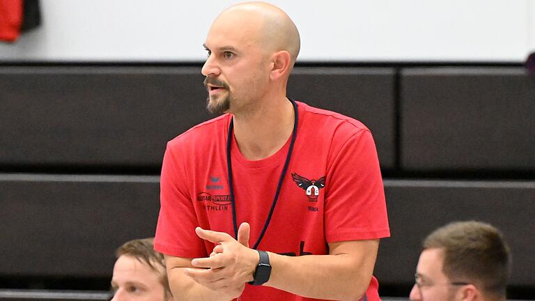 Florian Hauck (Archivbild von September) ist Co-Trainer des HSC Bad Neustadt.