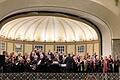 Der Haydn-Chor und die Kissinger Sängervereinigung begeisterten gemeinsam in der Wandelhalle.       -  Der Haydn-Chor und die Kissinger Sängervereinigung begeisterten gemeinsam in der Wandelhalle.