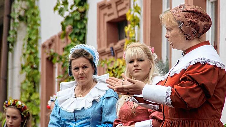 Appolone, Ottilia und die Meisterin der Rosenkranz-Bruderschaft.