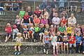 Sportfest DJK - Teilnehmer Groß und Klein.