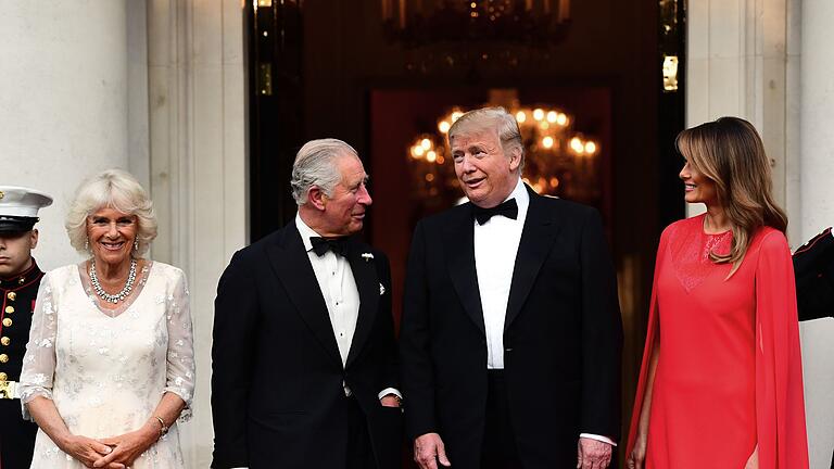 Wird König Charles zur britischen Trump(f)-Karte?       -  Königin Camilla sei &bdquo;fantastisch&rdquo; und Charles &bdquo;ein wirklich guter Mensch&rdquo;, schwärmte Trump. (Archivbild)