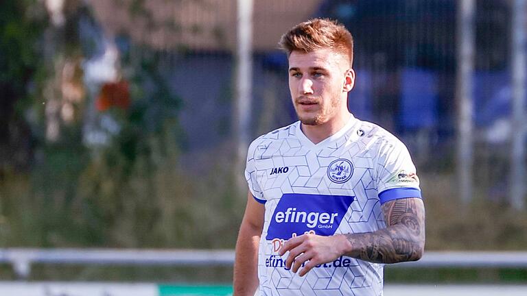 Marco Kramosch erzielte im Auswärtsspiel beim SV Alemannia Haibach in der Fußball-Landesliga Nordwest den Ausgleich für den ASV Rimpar.