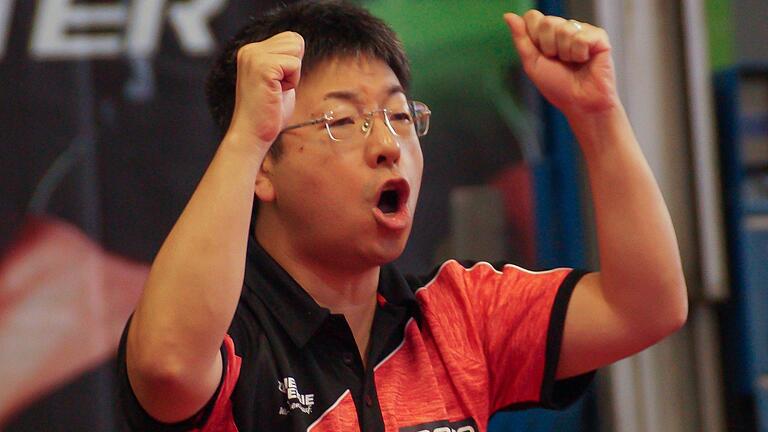 Koji Itagaki (Archivfoto), seit siebeneinhalb Jahren Trainer des Tischtennis-Bundesligisten TSV Bad Königshofen, hatte zuletzt Grund zum Jubeln. Koji Itagaki (Archivfoto), seit siebeneinhalb Jahren Trainer des Tischtennis-Bundesligisten TSV Bad Königshofen, hatte zuletzt Grund zum Jubeln.