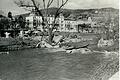 Abb. Die gesprengte Ludwigsbrücke 1945       -  Abb. Die gesprengte Ludwigsbrücke 1945