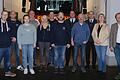 Auf dem Foto (von links): Michael Schödel (2. Kommandant), Marcus Grimmer (Oberfeuerwehrmann), Alisa Endrich (Oberfeuerwehrfrau), Erwin Reußner (40 Jahre Mitglied und aktiver Dienst), Julia Reck (2. Vorsitzende), Michael Rydzek (1. Kommandant), Ulrich Endrich (1. Vorsitzender), Benedikt Hettrich (KBM), Michael Zull (3. Bürgermeister), Stephan Brust (KBI), Andrea Heßdörfer (2. Bürgermeisterin), Stefan Wohlfart (1. Bürgermeister).