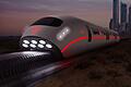 Futuristic High Speed Monorail Train Magnetic Levitation       -  So kann eine futuristische Magnetschwebebahn aussehen. Doch auch per Hyperloop sollen Menschen irgendwann von A nach B kommen.