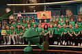 Teilnehmerinnen der Mädchenrealschule Volkach beim Tigerentenclub.