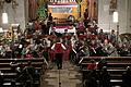 Der Musikverein Brendlorenzen unter der Leitung von Theresa Kiesel bei seinem Jahreskonzert in der Pfarrkirche Brendlorenzen.