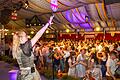 Die Band 'Volxxbeat' heizte am Samstagabend auf der Laurenzi-Messe im Festzelt richtig ein.