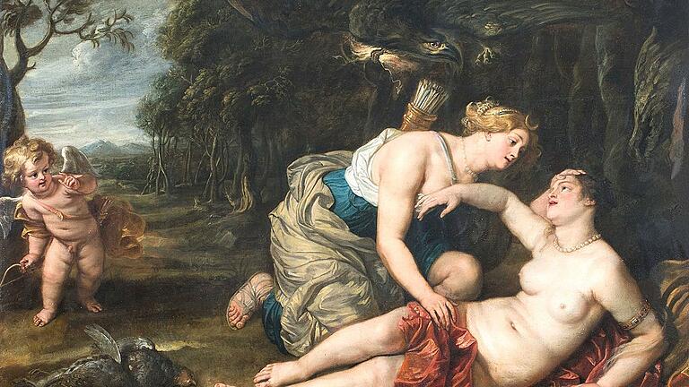 Jupiter und Kalisto. Frans Wouters (1612 &ndash; 1659), undatiert, Öl auf Leinwand.