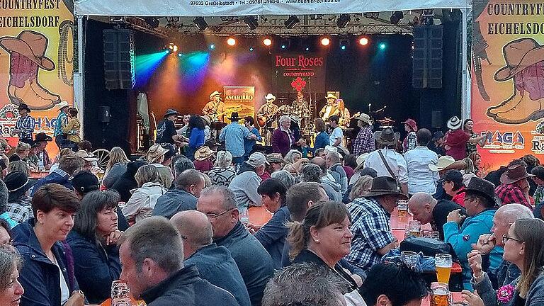 Ein Besuchermagnet, auch in der 27. Auflage: das Countryfest in Eichelsdorf.