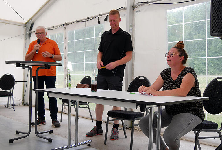 Die Gesichter der Bürgerinitiative 'Fährbrück 23'. Von links: Pressesprecher Norbert Wendel, Frank Sendner und Sandra Krückel. Die Gesichter der Bürgerinitiative 'Fährbrück 23'. Von links: Pressesprecher Norbert Wendel, Frank Sendner und Sandra Krückel.