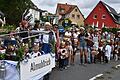 Einen traditionell bayerischen Almabtrieb organisierte der Kindergarten beim Umzug des 103. Röttinger Gauvolksfestes.