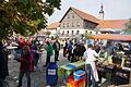 Gut besucht war der Bauern- und Kunsthandwerkermarkt in Oberelsbach, der erstmals in Kooperation mit der Ökomodellregion durchgeführt wurde.