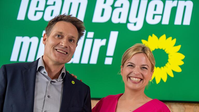 Katharina Schulze und Ludwig Hartmann sind die Spitzenkandidaten der Grünen in Bayern.