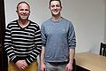 Führen die Faustball-Abteilung: Martin Bock (links) und Christof Mützel (rechts).  Foto: Horst Geier       -  Führen die Faustball-Abteilung: Martin Bock (links) und Christof Mützel (rechts).  Foto: Horst Geier