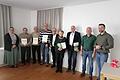 Von links: Zweite Vorsitzende Denise Büchner, Herbert Hack, Werner Weissenberger, Oswin Zink, Wolfgang Straub, Rita Hack, Erich Müller, Ortssprecher Elmar Sell und Vorsitzender Daniel Bahn       -  Von links: Zweite Vorsitzende Denise Büchner, Herbert Hack, Werner Weissenberger, Oswin Zink, Wolfgang Straub, Rita Hack, Erich Müller, Ortssprecher Elmar Sell und Vorsitzender Daniel Bahn