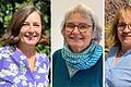 Begleiten Menschen in deren letzten Stunden: Karin Geis, Renate Blumenstingl-Deitmer und Bianca Troll (von links).