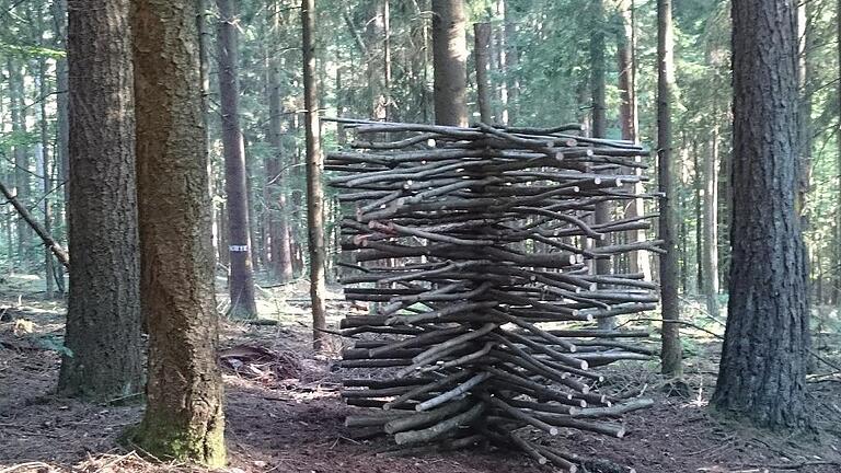 Mit handwerklichem Geschick wurde dieser Stachelbaum gefertigt. Mit handwerklichem Geschick wurde dieser Stachelbaum gefertigt.