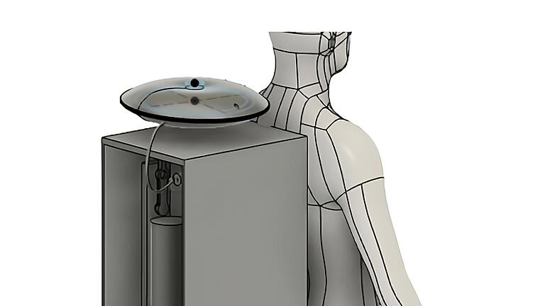 System zur Aufbereitung von Urin zu Trinkwasser       -  Urin zu Trinkwasser - dank eines Systems im Rucksack.