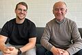 2025 gibt es einen Führungswechsel am GRIBS in Schweinfurt: Nico Hildmann (links) übernimmt die Geschäftsführung. Rechts Reinhold Karl, der das Gründerzentrum ab 1995 aufgebaut hat.&nbsp;