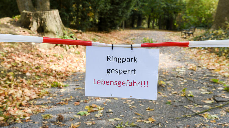 Sturmtief „Fabienne“: War es ein Tornado? - Der Tag nach „Fabienne“: Aufräumarbeiten im Würzburger Ringpark. Sturmtief „Fabienne“: War es ein Tornado? - Der Tag nach „Fabienne“: Aufräumarbeiten im Würzburger Ringpark.