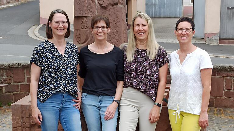 Der heutige Vorstand des Gesangverein Edelweiß Gambach (von links): Elke Schmitt, Eileen Csapo, Tanja Beitel und Heike Rauch.