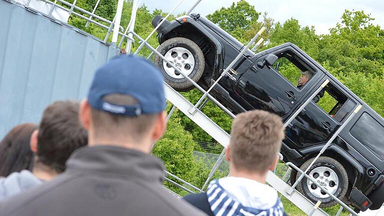 Bei der Abenteuer & Allrad in Bad Kissingen wird den Messebesuchern auch Action geboten.