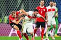 Türkei-Spieler Orkun Kökcü       -  Der Türke Orkun Kökcü (M) wird das Spiel gegen die Niederlande verpassen.