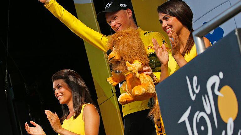 Spitzenreiter       -  Der Brite Chris Froome hat das Gelbe Trikot auf der sechsten Etappe verteidigt. Foto: Peter Dejong