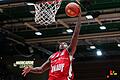 Können die FIT/One Würzburg Baskets (im Bild: Mike Lewis II) ihr letztes Champions-League-Gruppenspiel bei Igokea m:tel gewinnen und als Gruppensieger direkt ins Achtelfinale einziehen?