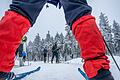 Wenn Schnee liegt, lädt nicht nur die Rhön wie auf diesem Foto zum Skilanglauf ein. Auch in Main-Spessart gibt es Loipen für jeden Geschmack. (Archivbild)