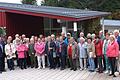 40 Mitglieder der Senioren-Union besichtigten bei ihrer Fahrt nach Südthürigen das Bunkermuseum am Rennsteig.